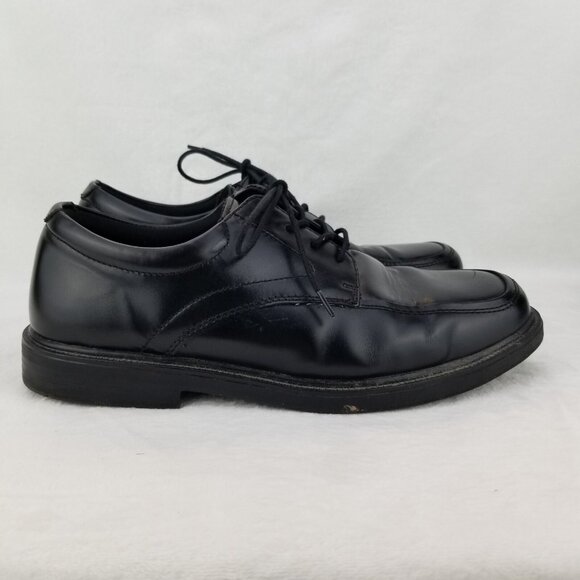 ✅Nunn Bush Men\'s 10M Slip Resistant Leather Oxford Shoes BLACK Comfort Lace Up main image 6